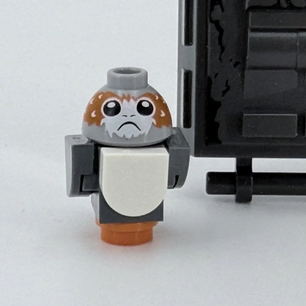 Lego Star Wars Carbonite Han Solo 87561pb01 pearl dark gray sets Porg , BB-8